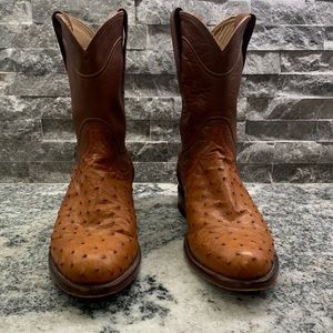 Tecovas - Roper Boot in Ostrich (size 9)